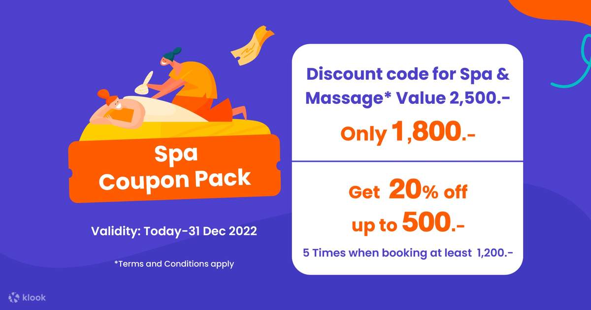 Klook Spa Coupon Pack for People in Thailand Klook United States
